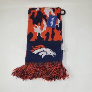 NEW NFL Denver Broncos CAMOUFLAGE Camo Knit Winter Scarf